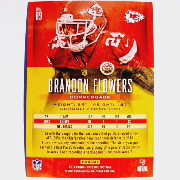 Kansas City Chiefs (Brandon Flowers) - FTBL [16_BF1] - Picture 3 of 3